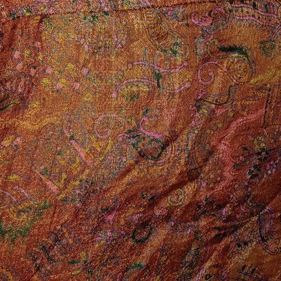 Paisley wrap around pants, reversible, silky - Picture 6 of 8